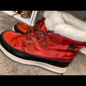 Sorel Explorer Carnival Winter Boot RED.